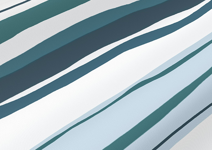 Seaside Waves, Blue - Twist&Fit Roller Blind - Image 4